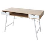 Schreibtisch E92 Braun - Metall - Holz teilmassiv - 120 x 76 x 60 cm