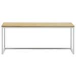 Banc Banquette Icub3 40x80x45 cm BL-NA Blanc - Bois massif - Bois/Imitation - 80 x 45 x 40 cm