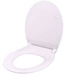 WC-Sitz mit Absenkautomatik Flat Weiß Weiß - Kunststoff - 38 x 6 x 47 cm