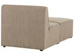 Chaiselongue LEMVIG 2-tlg Beige - Taupe