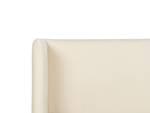 Lit double ARETTE Beige - Crème - Largeur : 204 cm