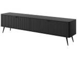 TV-Schrank Latina Schwarz - Breite: 200 cm