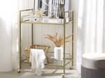 Servierwagen VENETA Gold - Metall - 66 x 90 x 40 cm