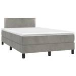 Boxspringbett 3017290-6 Hellgrau - Breite: 120 cm