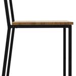 Lot de 2 chaises Oxford 40x40x86cm NG-EV Noir - Bois massif - Bois/Imitation - 40 x 86 x 40 cm