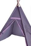 Kinderzelt TIPI, 103x103x160, lila Violett - Textil - 103 x 160 x 103 cm