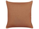 Kissen 2er Set SAGINA Orange - Naturfaser - 45 x 10 x 45 cm