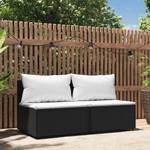 Mittelsofa 3029630-2 (2er Set) Schwarz - Weiß