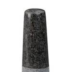 Granit Mörser mit Stößel klein Grau - Stein - 9 x 6 x 9 cm