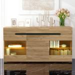 Sideboard M1679 Braun - Holzwerkstoff - 80 x 35 x 140 cm