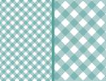 Set aus 2 rechteckigen Tischsets Blau - Textil - 40 x 1 x 30 cm