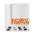 Dogs Handtuch- set Textil - 1 x 70 x 140 cm