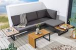 Sitzgruppe IBIZA MODULAR LOUNGE Grau - Textil - 250 x 80 x 180 cm