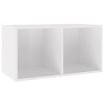 Boîte de rangement pour lp 298503 Blanc brillant