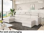 Ecksofa Voss U-Form Beige