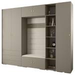 Garderobe Inova 2 Z11 Gold - Grau - Weiß - Gold