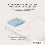 Kissenbezug Knitted Jersey Hellblau - 70 x 6 x 90 cm