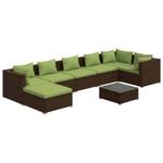 Salon de jardin (lot de 8) 3013633-13 Marron - Vert