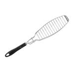 Panier à brochettes en lot de 2 Noir - Argenté - Métal - Matière plastique - 59 x 3 x 11 cm