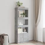 Highboard DE7873 Grau - Holzwerkstoff - 33 x 180 x 63 cm