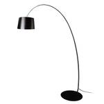 Lampe à pied en acier inoxydable noir Noir - Métal - 195 x 214 x 60 cm