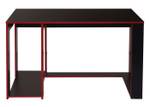 Schreibtisch J26 Schwarz - Rot