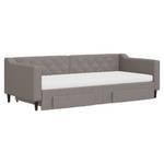 Lit de jour avec Lit gigogne 3030076-5 Taupe - Profondeur : 100 cm