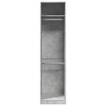 Kleiderschrank 298537-5 Beton Dekor - Breite: 50 cm