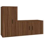 TV-Schrank 2er Set D294 Eiche Schwarzbraun Dekor