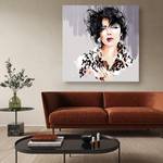 Leinwandbilder Modern Glamour Frau 50 x 50 cm