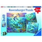 3x49 Unterwasserwelt Puzzle Teile
