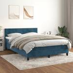 Boxspringbett 3017290-3 Dunkelblau - 144 x 193 cm