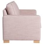 Nebraska Sofa 2-Sitzer Pink - Kunststoff - Textil - Holz teilmassiv - 165 x 88 x 87 cm