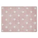 Teppich Stars Pink - Naturfaser - Textil - 120 x 1 x 160 cm