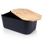 Brotkasten 259301 Schwarz - 19 x 12 x 33 cm