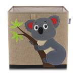 Lifeney Aufbewahrungsbox mit Koala Motiv Kunststoff - 35 x 34 x 5 cm