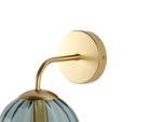 Wandlampen BOOMI Blau - Gold