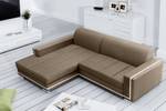 Ecksofa MARTI Beige - Ecke davorstehend links