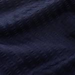 housse de duvet SATIN-SEERSUCKER Bleu nuit - 160 x 210 cm
