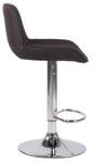 Tabouret de bar Lentini Lot de 2 Gris lava