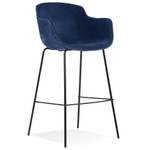 Tabouret De Bar LARISSA Noir - Bleu