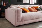 Big Sofa RAINA Pink - Breite: 254 cm - Textil