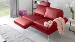 Sofa HURRICANE 2-Sitzer Leder Rot