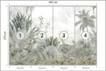 Fototapete tropische PFLANZEN Blätter 405 x 270 x 270 cm