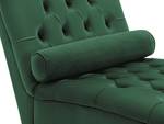 Chaise longue MURET Vert foncé - Vert - Chêne foncé