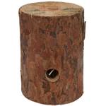 Schwedenfeuer Holz Gartendeko Braun - Massivholz - 15 x 20 x 15 cm