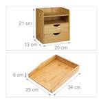 7 tlg XL Schreibtisch Set 25 x 34 x 68 cm