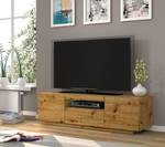 Tv lowboard AURA RTV150 3D Beige - Eiche Dekor