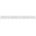 Paravent 3000901-4 Blanc - Hauteur : 160 cm