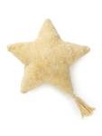 Kissen Stars Gelb - Naturfaser - 45 x 25 x 45 cm